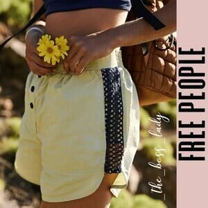 Free People shorts activewear Small high rise water resistant hiking lightweight